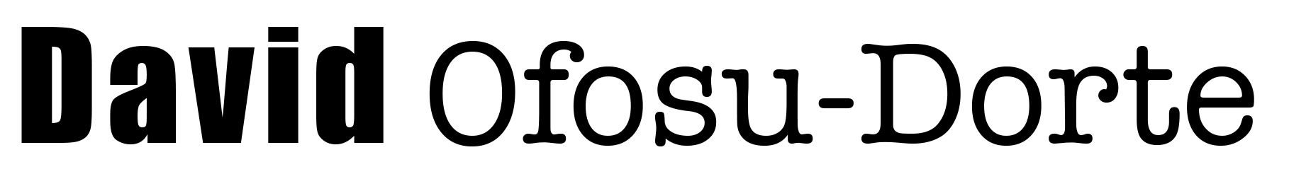 David Ofosu-Dorte Logo